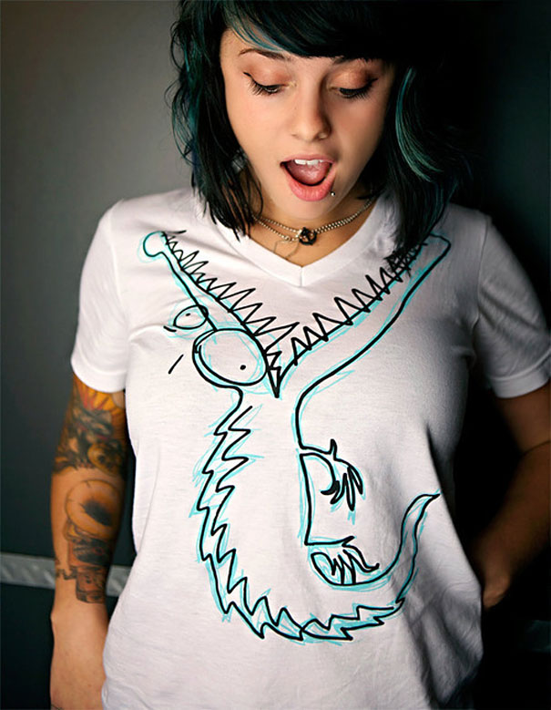 t-shirt crocodile