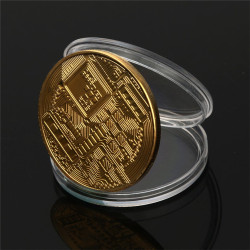 Bitcoin plaqué or -...