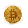 Bitcoin plaqué or - Cryptomonnaie IRL