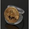 Bitcoin plaqué or - Cryptomonnaie IRL