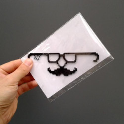 Décoration d'Ampoule Moustache Dr Geek - Stilic Force