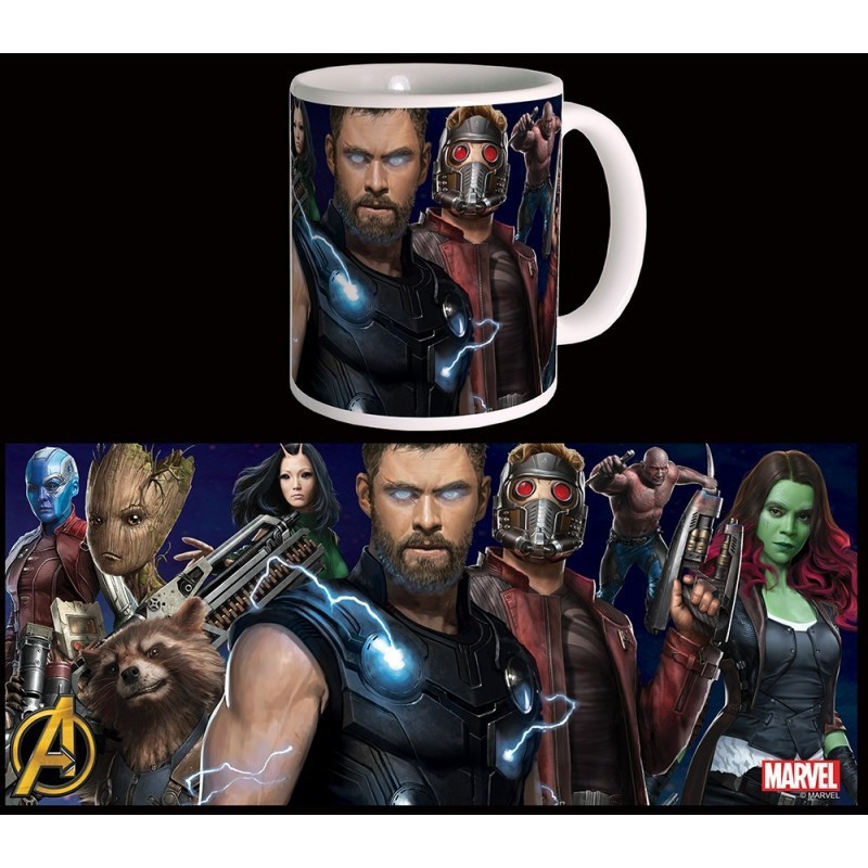 Mug Marvel Avengers : infinity War - Guardians and Thor Mug