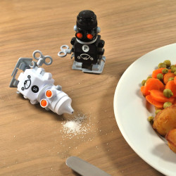 Salière et poivrière robots