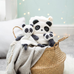 Couverture polaire panda pour bébé