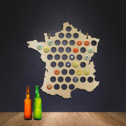 Carte de France  - Collecteur de capsules