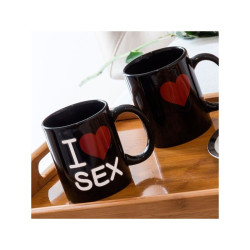 Mug thermoréactif - I love sex