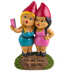 Naines de jardin - Selfie sisters