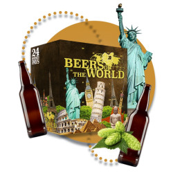 Calendrier de l'Avent x24 bière du monde / 24 pays + 1 verre
