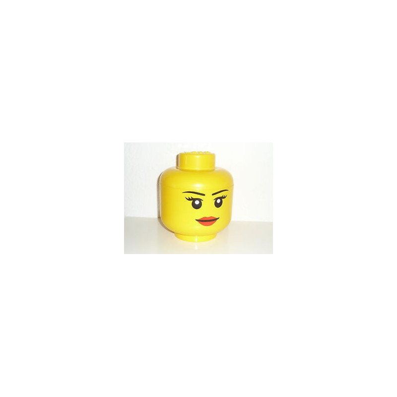 Boîte de Rangement Petite Tête Fille LEGO