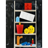 Boîte de Rangement Petite Tête Fille LEGO