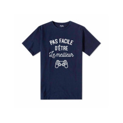 T-Shirt Playstation Manettes - Pas facile d'être le meilleur