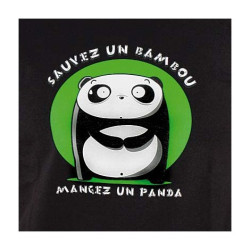 T-Shirt Sauvez un Bambou - Panda
