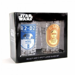 Set de 2 Verres Star Wars - R2D2 et C3PO