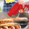 Pistolet à ketchup mayonaise et moutarde