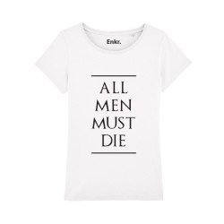 T-Shirt Game of Thrones "All men must die"