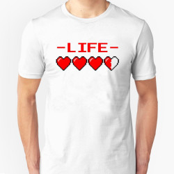 T-shirt 8 Bit Life 