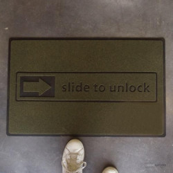 Paillasson Slide to Unlock