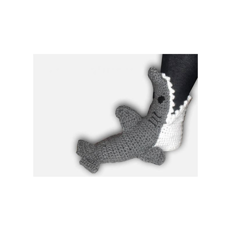 Chaussettes en forme de requin en laine