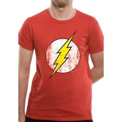 T-shirt Flash rouge logo...