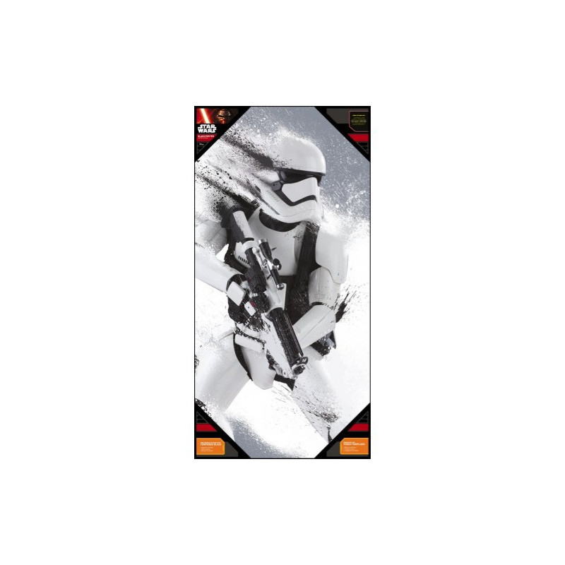 Poster en Verre Star Wars Episode 7 Stormtrooper Snow
