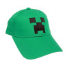 Casquette enfant Minecraft Creeper Vert
