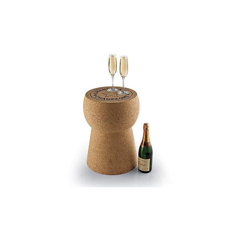 La table bouchon de champagne