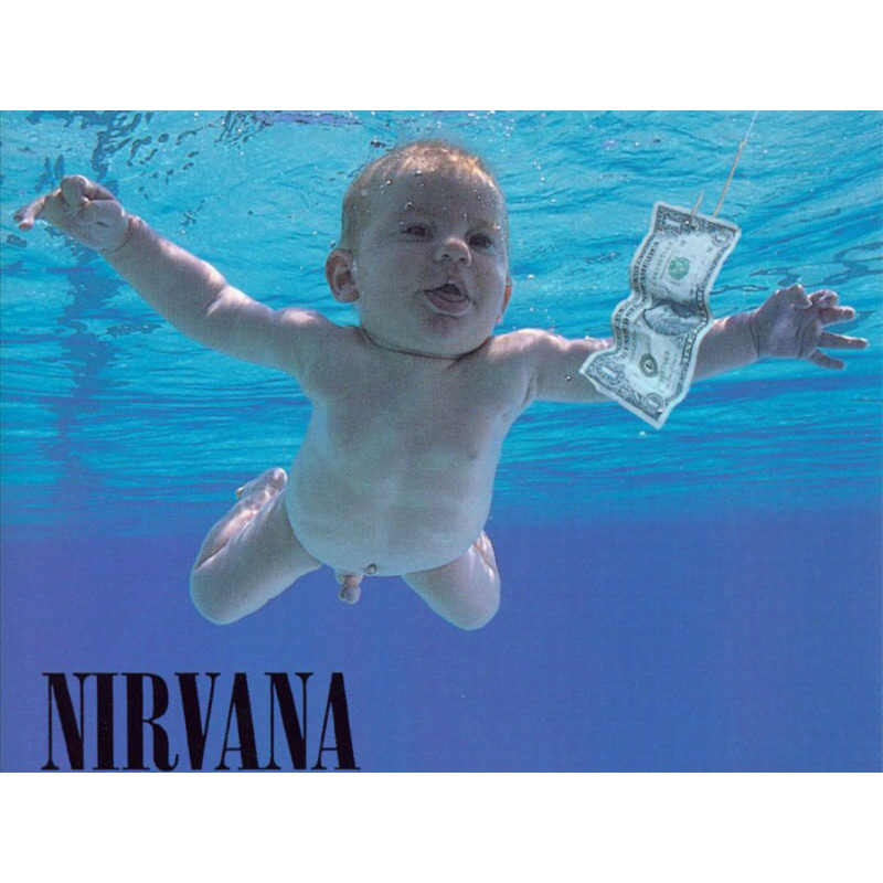 Drapeau poster Textile Nevermind Nirvana