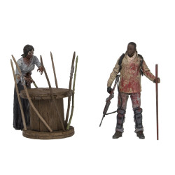 Figurine The Walking Dead Morgan L’empaleur de zombies