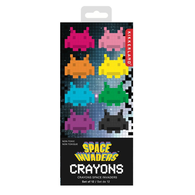 Crayons Space Invaders 