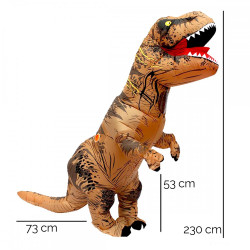 T-Rex costume gonflable dinosaure