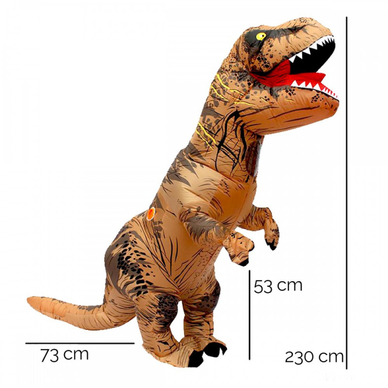 T-Rex costume gonflable dinosaure, Commentseruiner