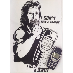 Pack T-Shirt Chuck Norris + Nokia 3310
