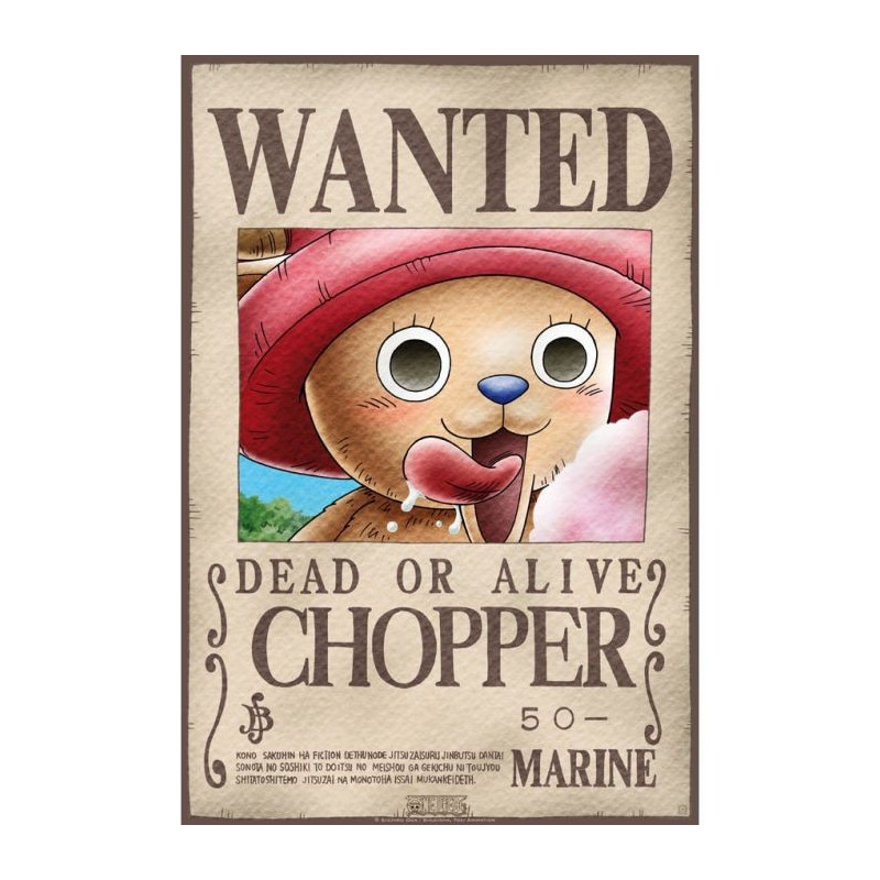 Poster Wanted Chopper One Piece