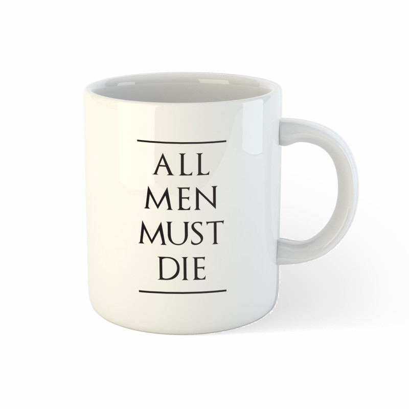 Mug Le Trône de fer - All men must die