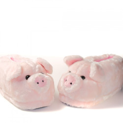 Chaussons animaux Cochon