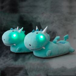 Chaussons dragons lumineux