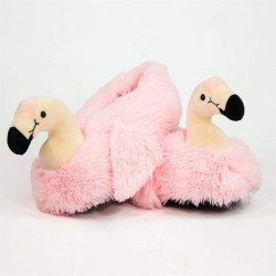 Chaussons animaux Flamant rose