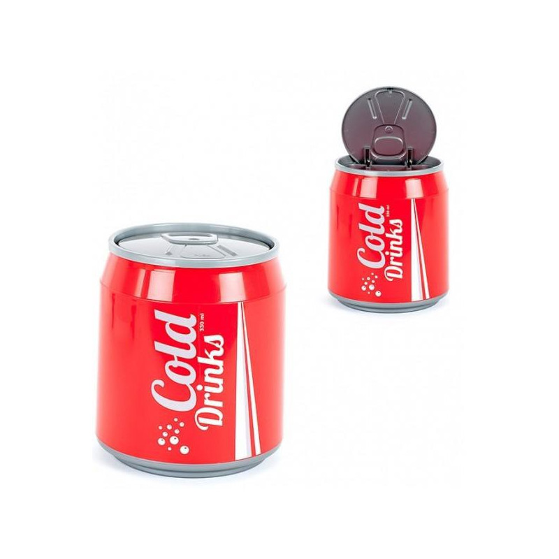 La poubelle canette de soda (coca)