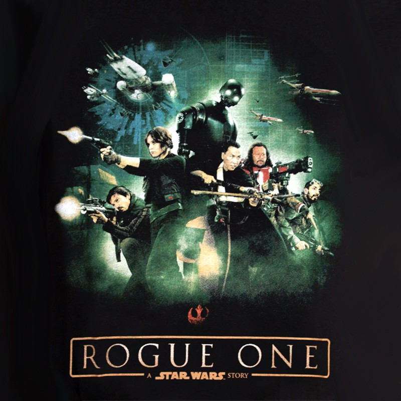 Tshirt homme Star Wars - Rogue one Group Attack