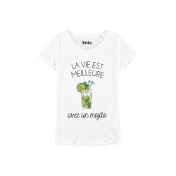 T-shirt Femme La vie est meilleure avec un mojito