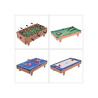 Table multi-jeux 4 en 1 : Baby-foot - Billard - Ping-pong - Hockey