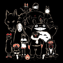 T-shirt Portrait de Famille - Miyazaki