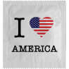 I Love America Flag