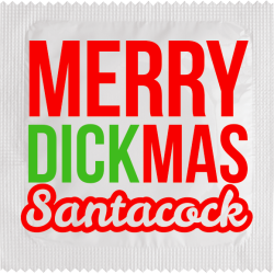 Merry Dickmas Santacock