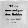 Tp De Mecanique Des Fluides