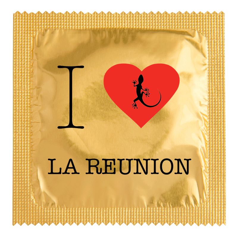 I Love La Reunion Gold