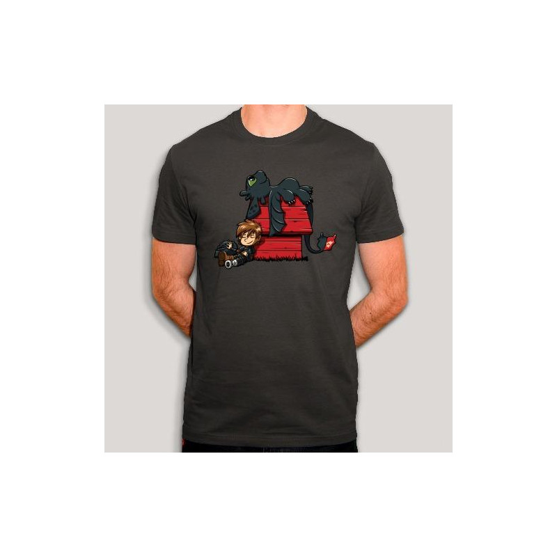 T-shirt - Harold et Krokmou version Snoopy