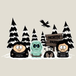 T-shirt - South Park vs. North Park