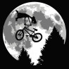 Tshirt E-T l'extraterrestre - Biking distressed