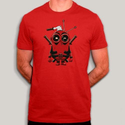 T-shirt Moi Moche et Méchant Minion version Deadpool